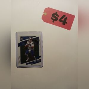 Josh Allen Buffalo Bills 2021 Panini Donruss Optic #53 Card